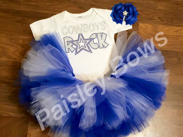 Colts Tutu set – Paisley Bows