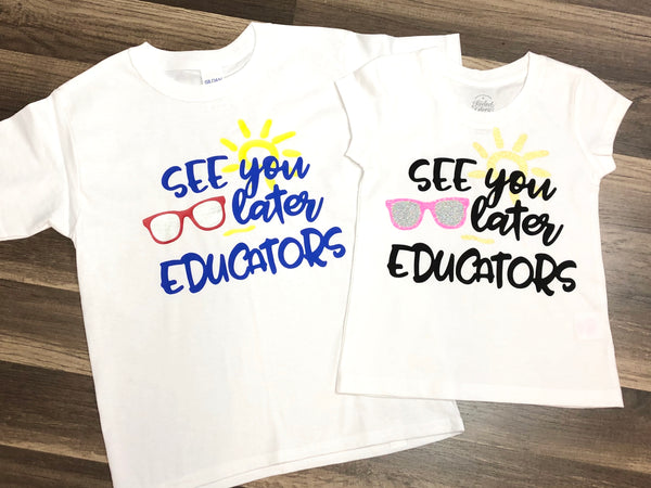 See You Later Educators - Paisley Bows