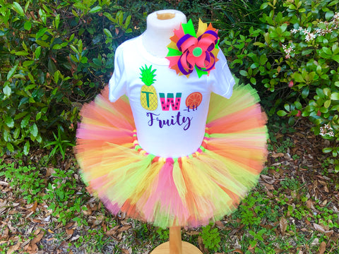 Two-tti Fruity Second Birthday Tutu Outfit - Paisley Bows